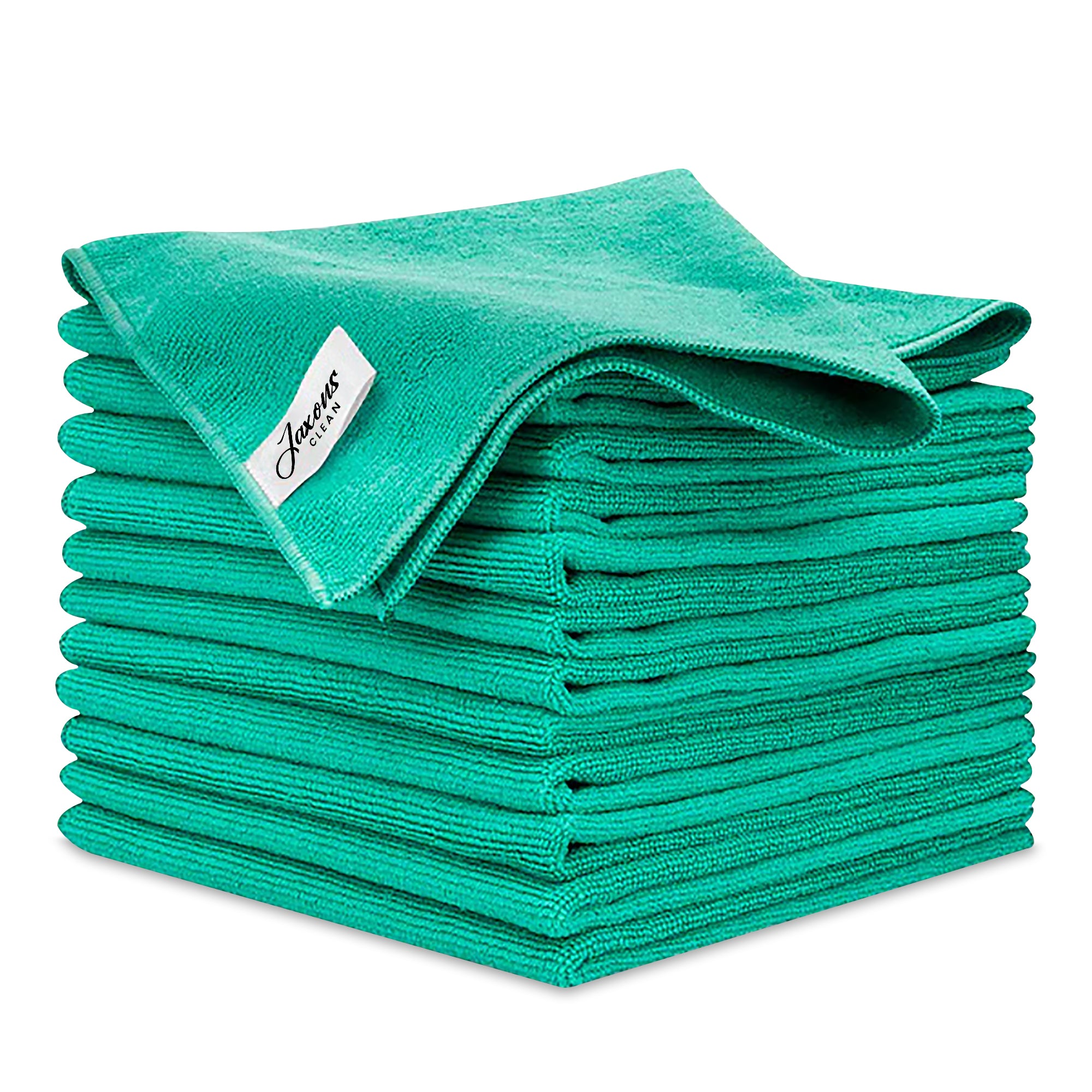 Jaxons Clean Microfiber Cloths (10-Pack) - 40cm x 40cm