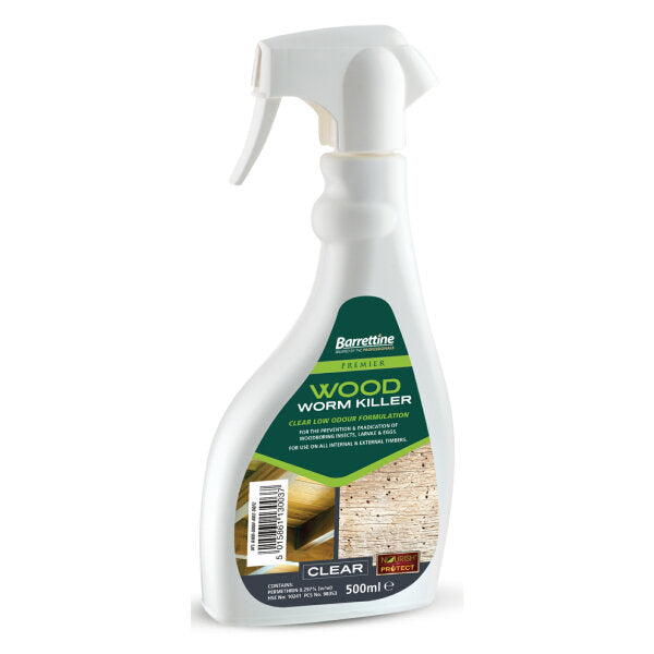 Barrettine Woodworm Killer Trigger Spray - 500ml