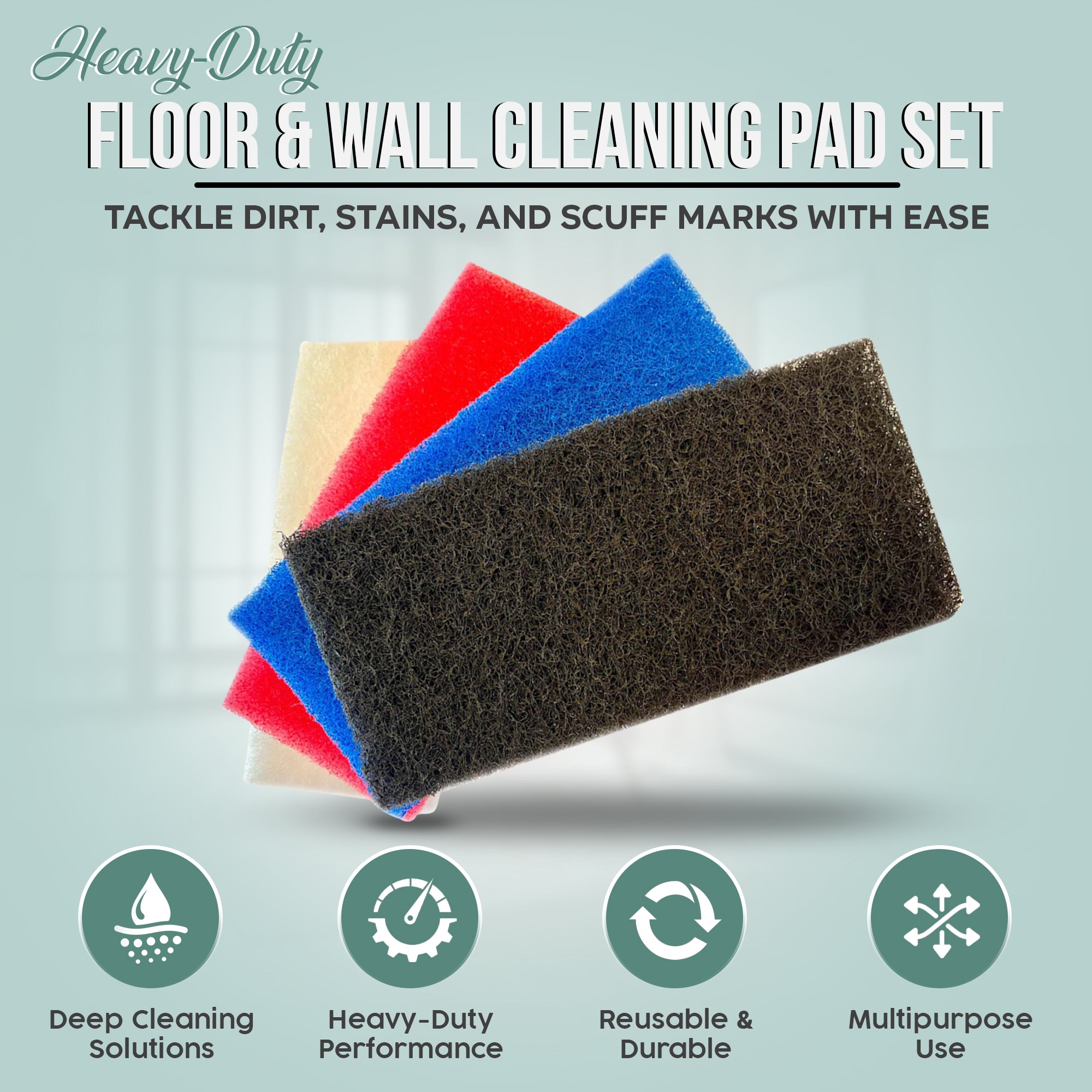 Interchange Edging Pad Holder Set 25cm with 4 x Edging pads