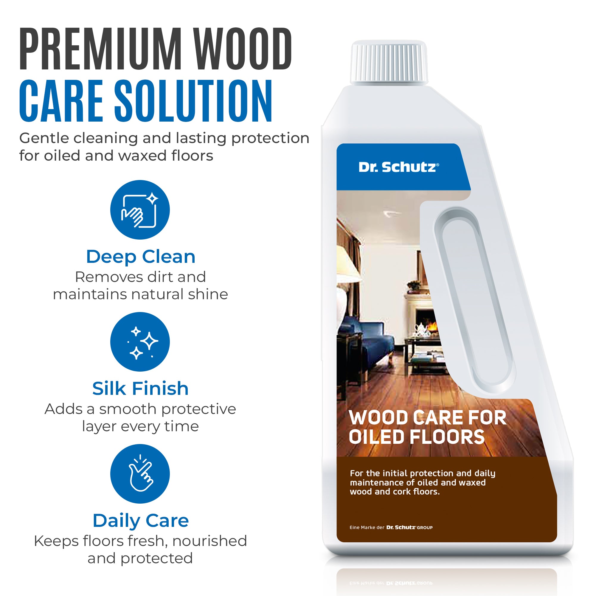 Dr Schutz Wood Care for Oiled Floors 750ml