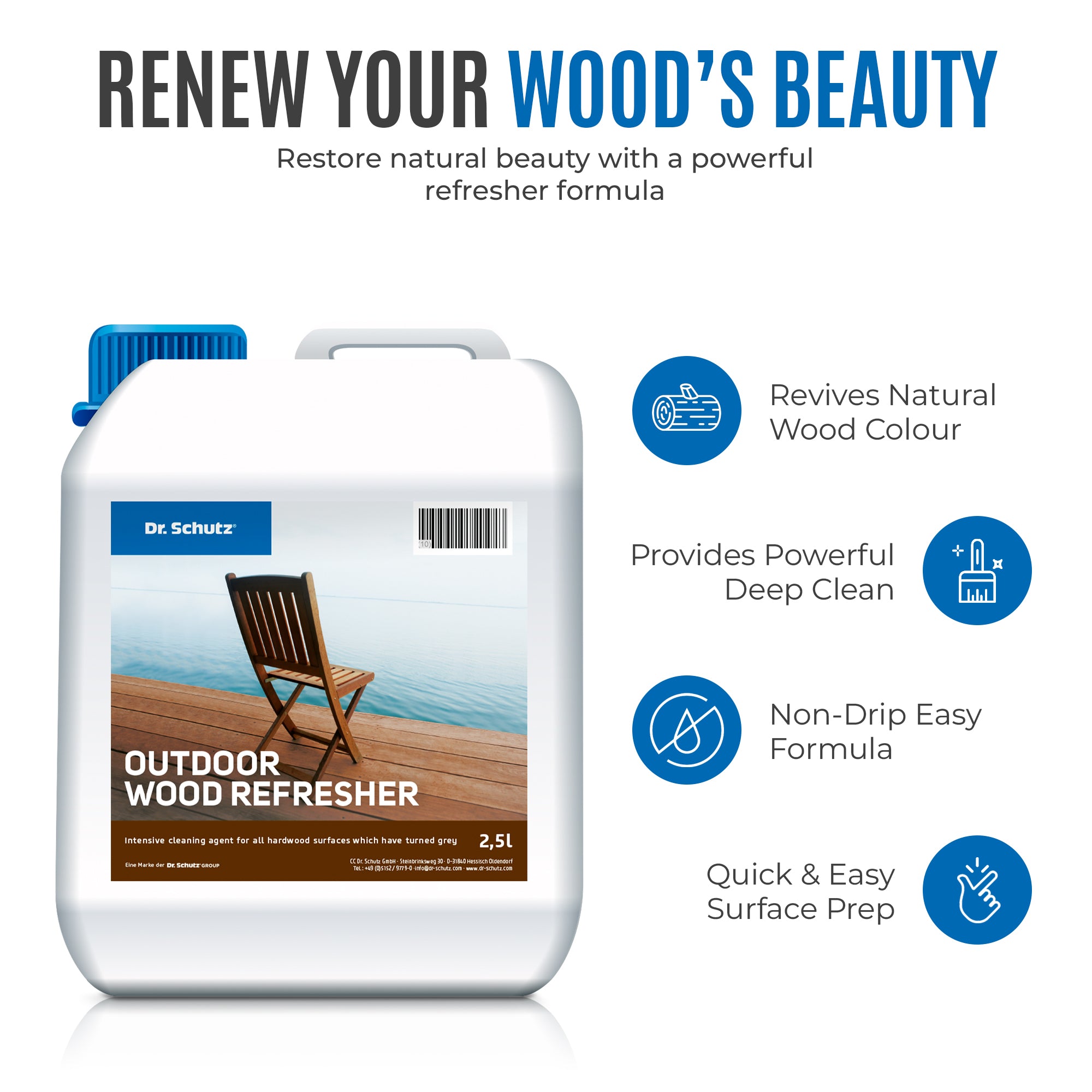 Dr Schutz Outdoor Wood Refresher 2.5L