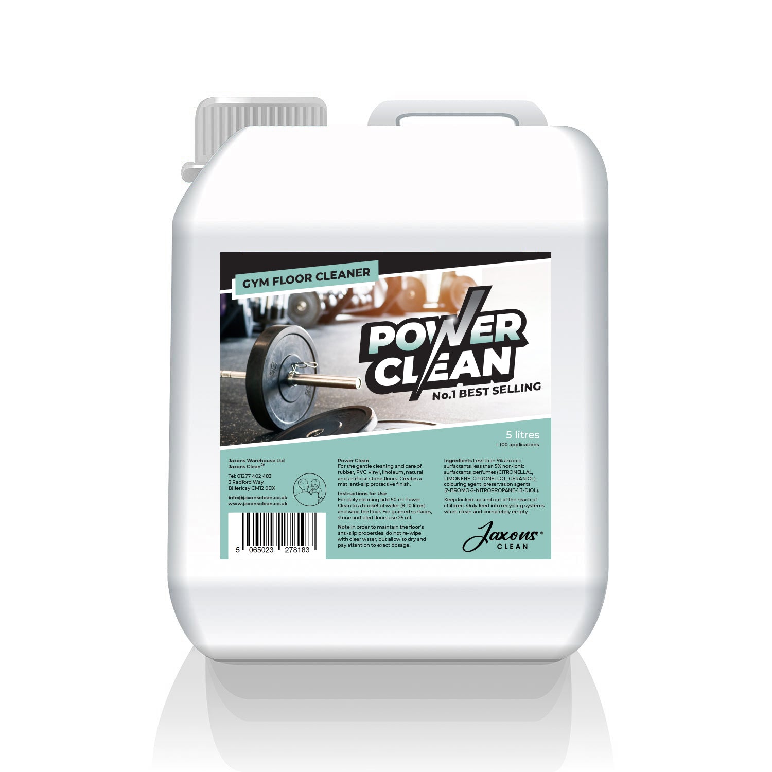 Jaxons Clean “Power Clean” - Gym Floor Cleaner