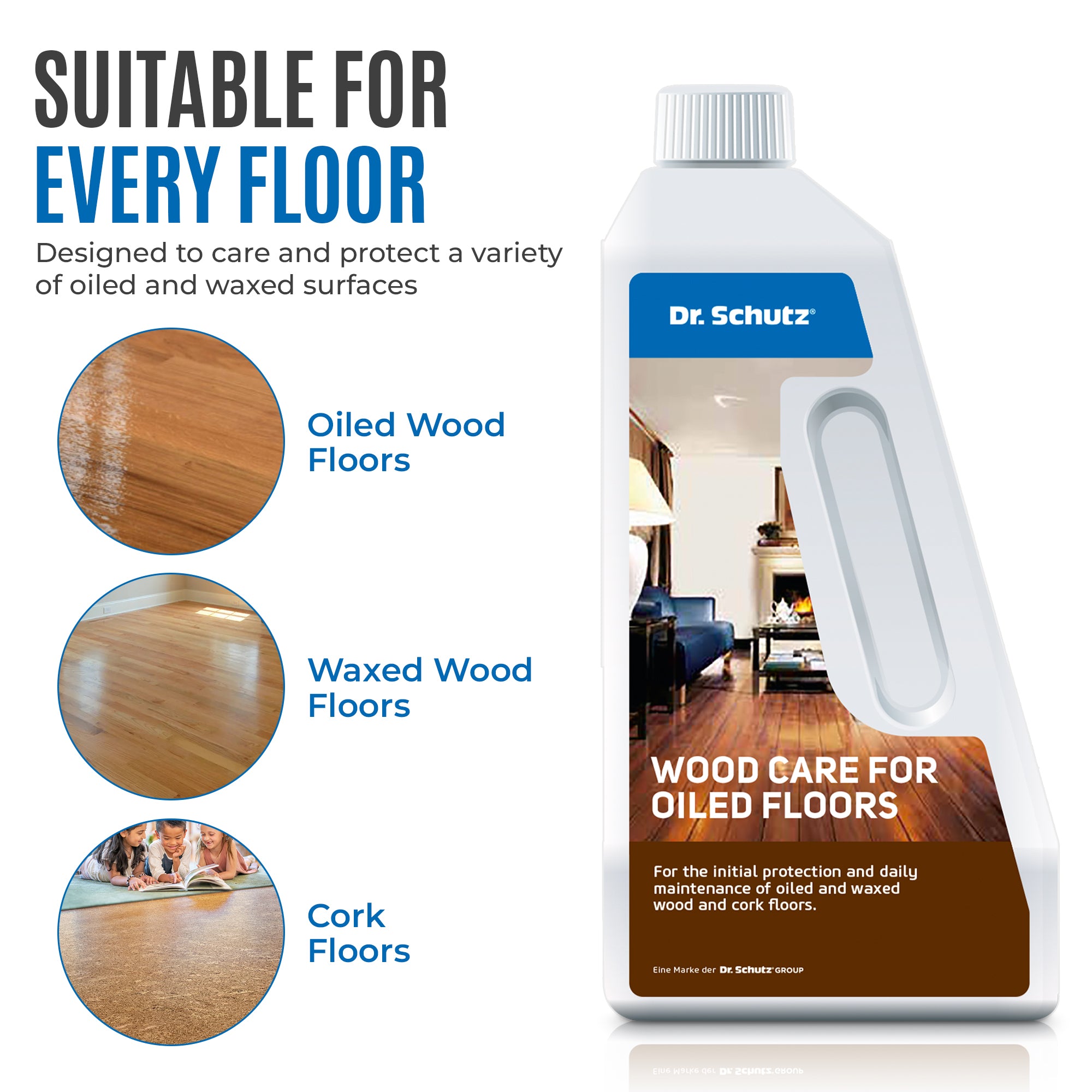 Dr Schutz Wood Care for Oiled Floors 750ml