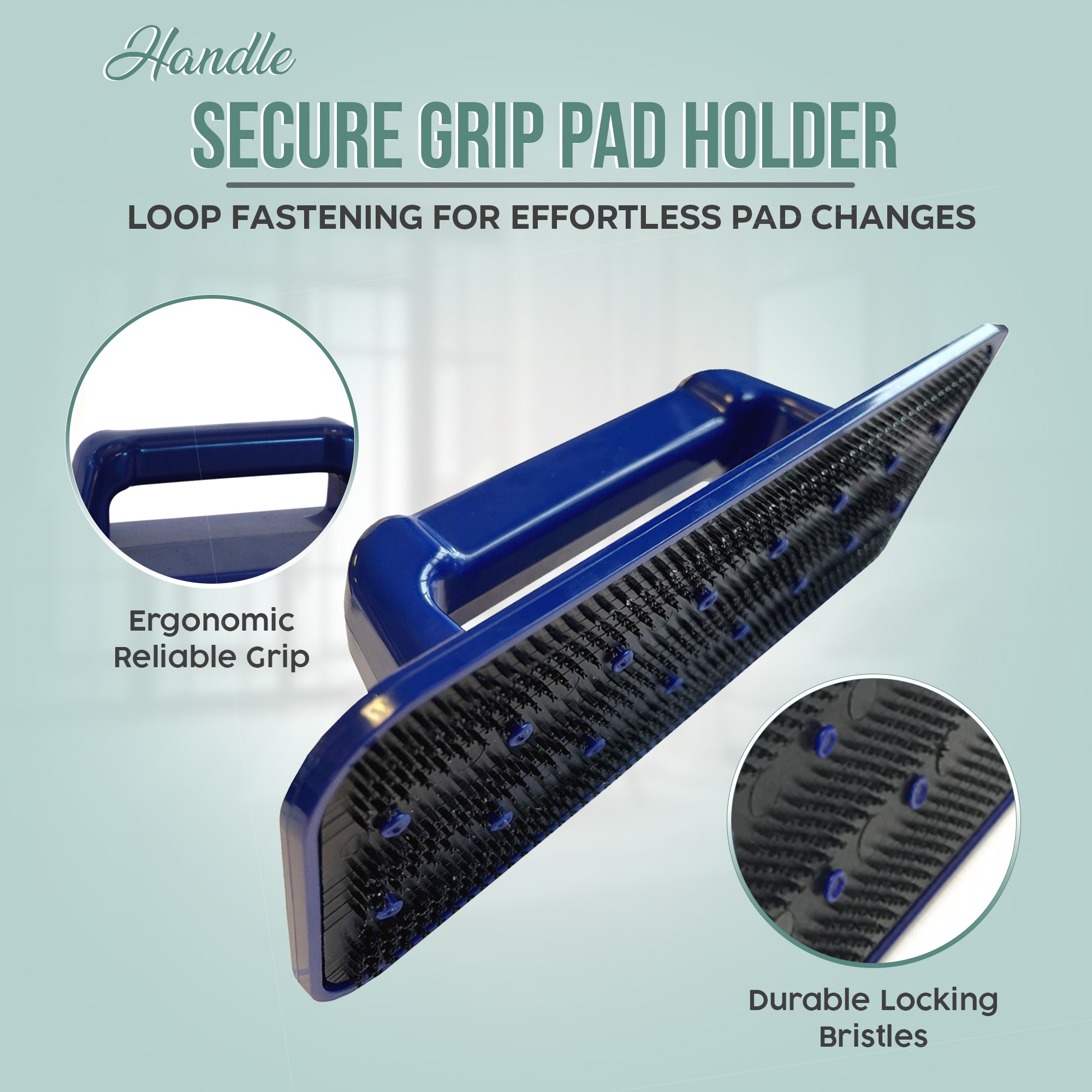 Interchange Edging Pad Holder Set 25cm with 4 x Edging pads