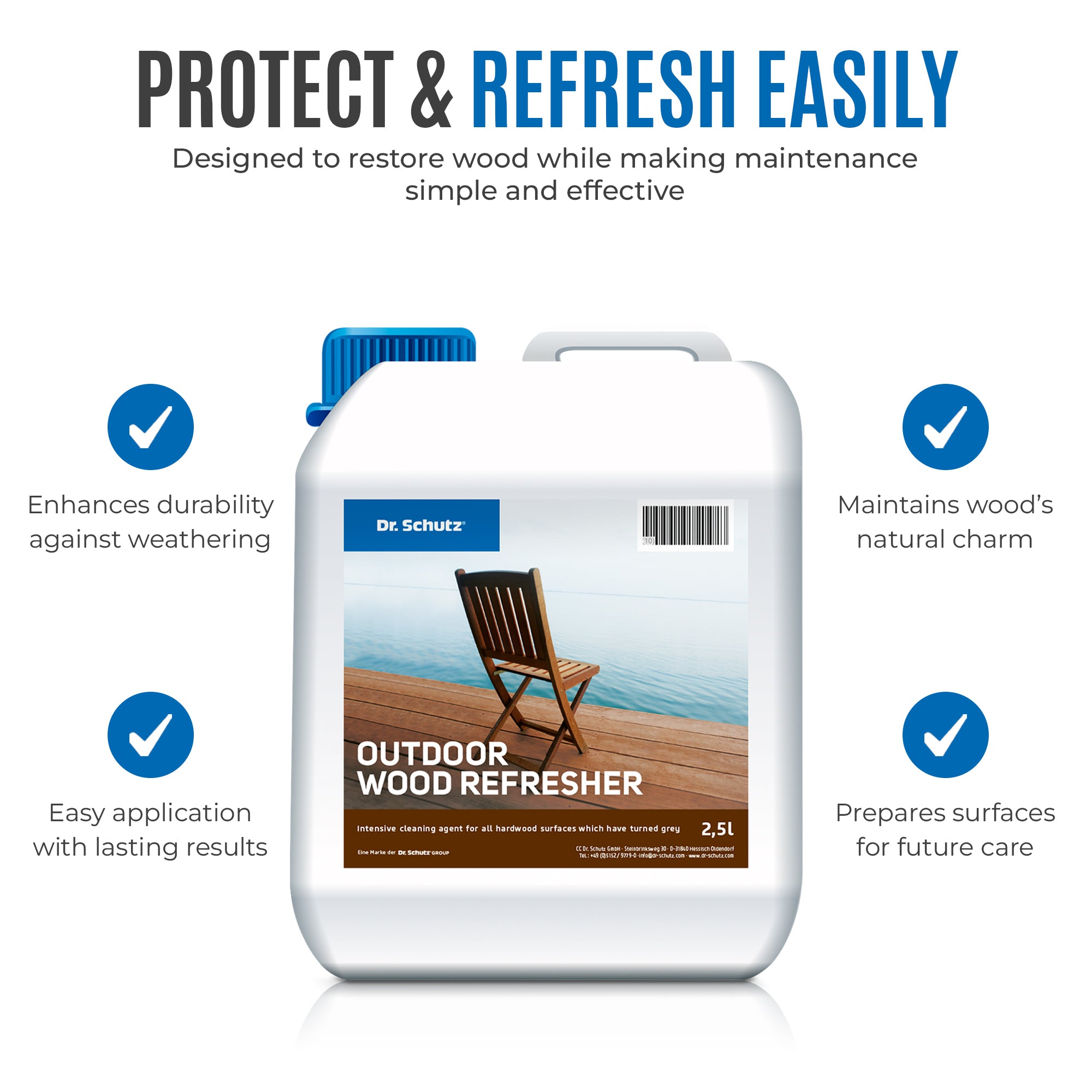 Dr Schutz Outdoor Wood Refresher 2.5L