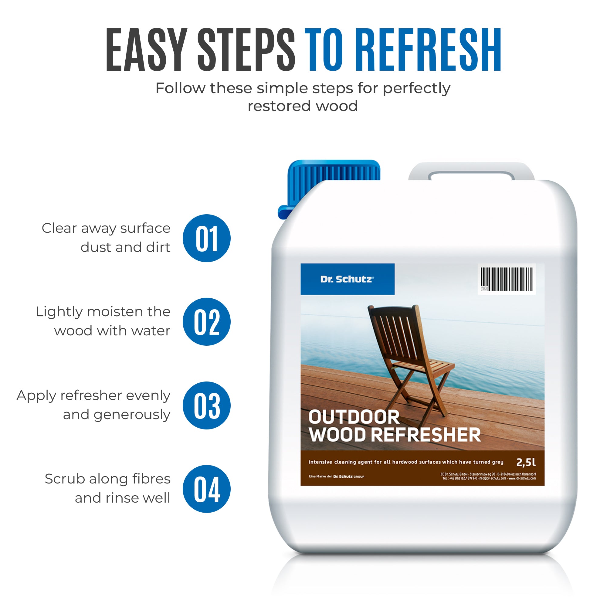 Dr Schutz Outdoor Wood Refresher 2.5L
