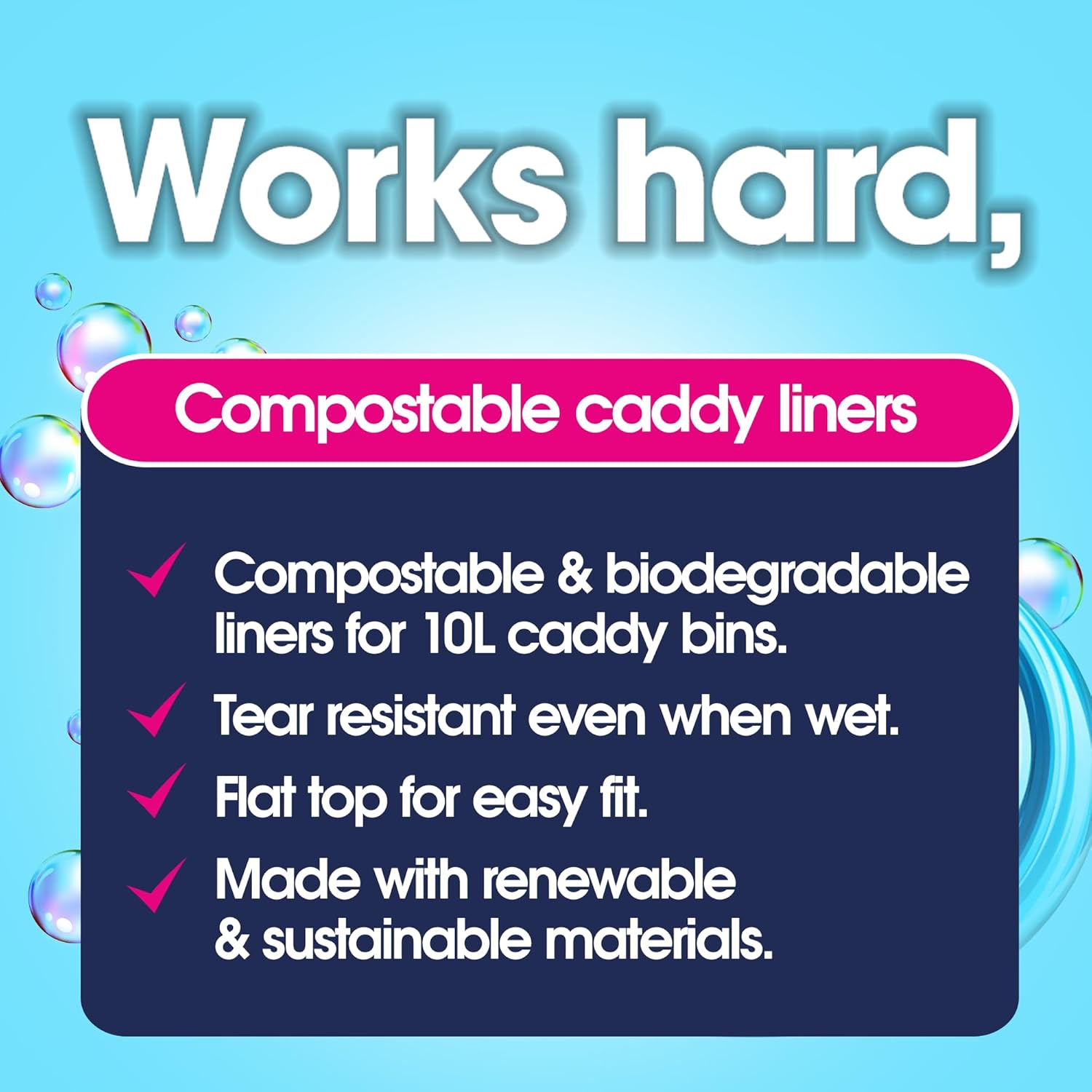 Ecozone Caddy Liners 10L / 22 Liners