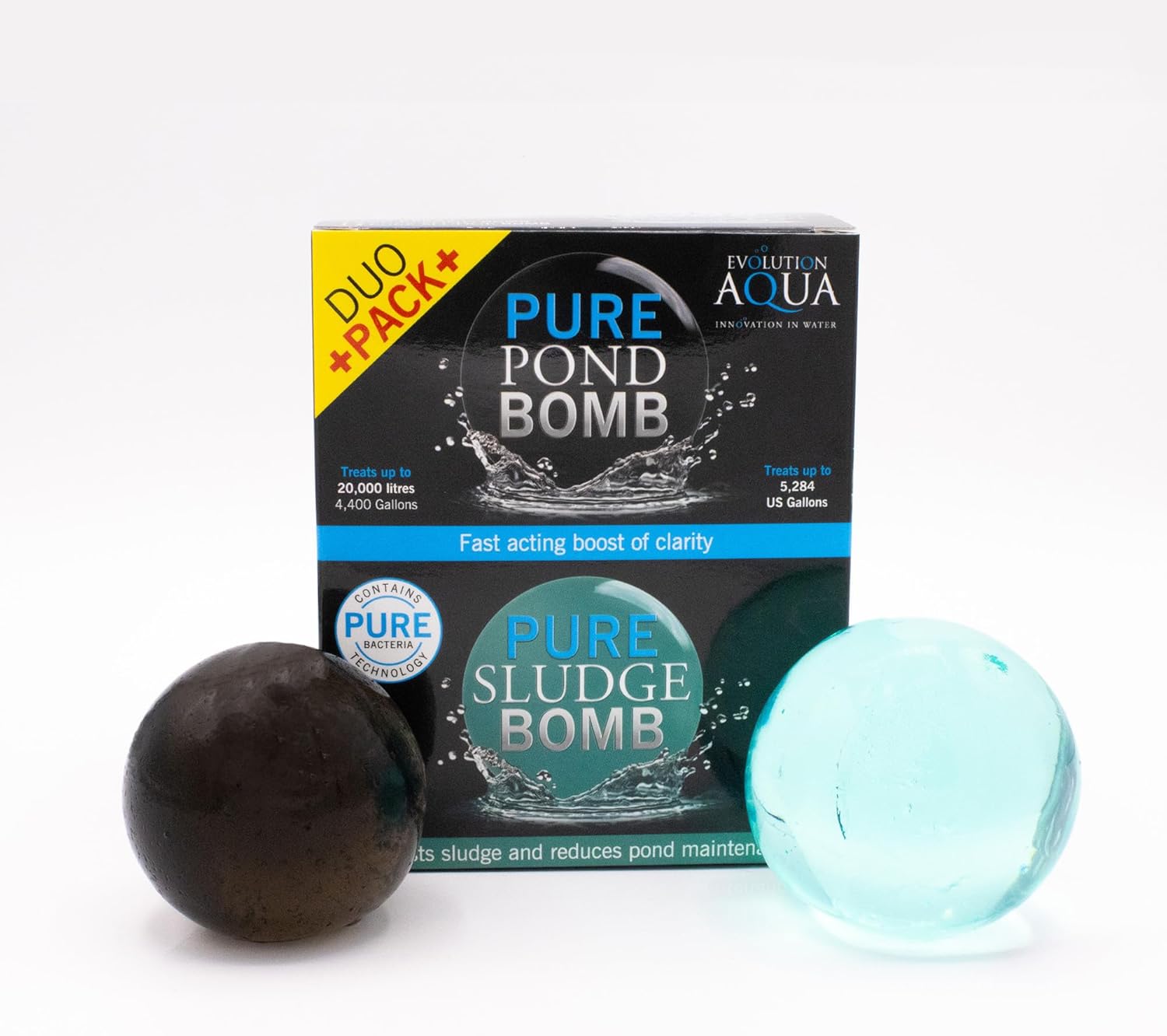 Evolution Aqua Pure Pond Bomb & Sludge Bomb Duo Pack