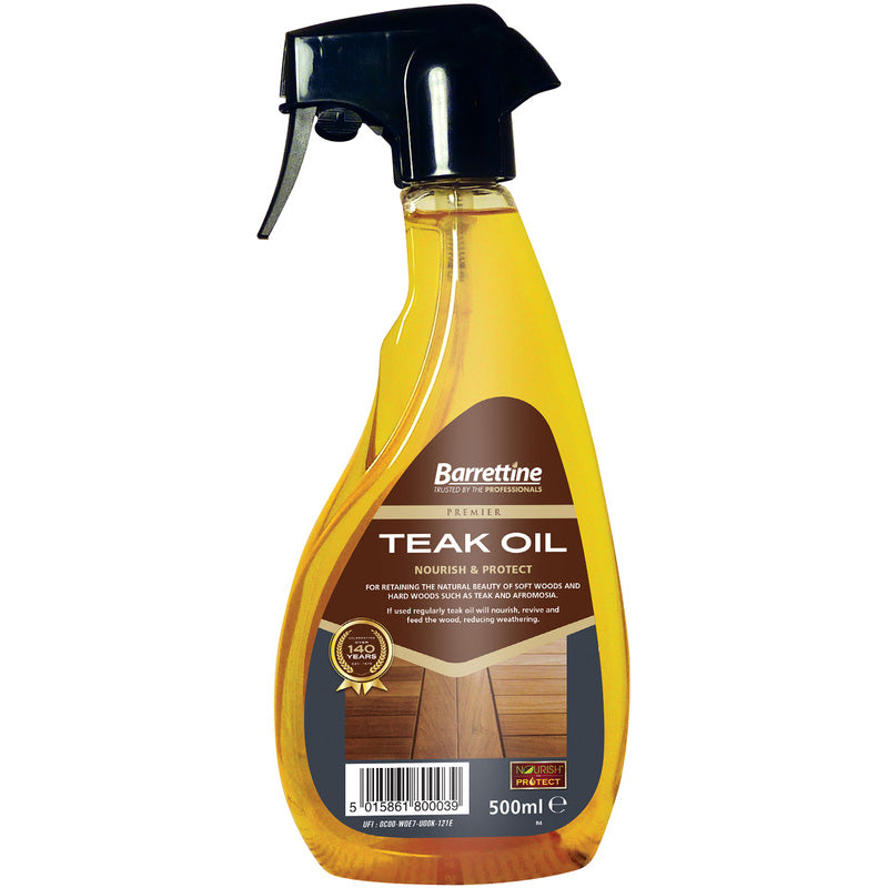 Barrettine Teak Oil Spray - 500ml