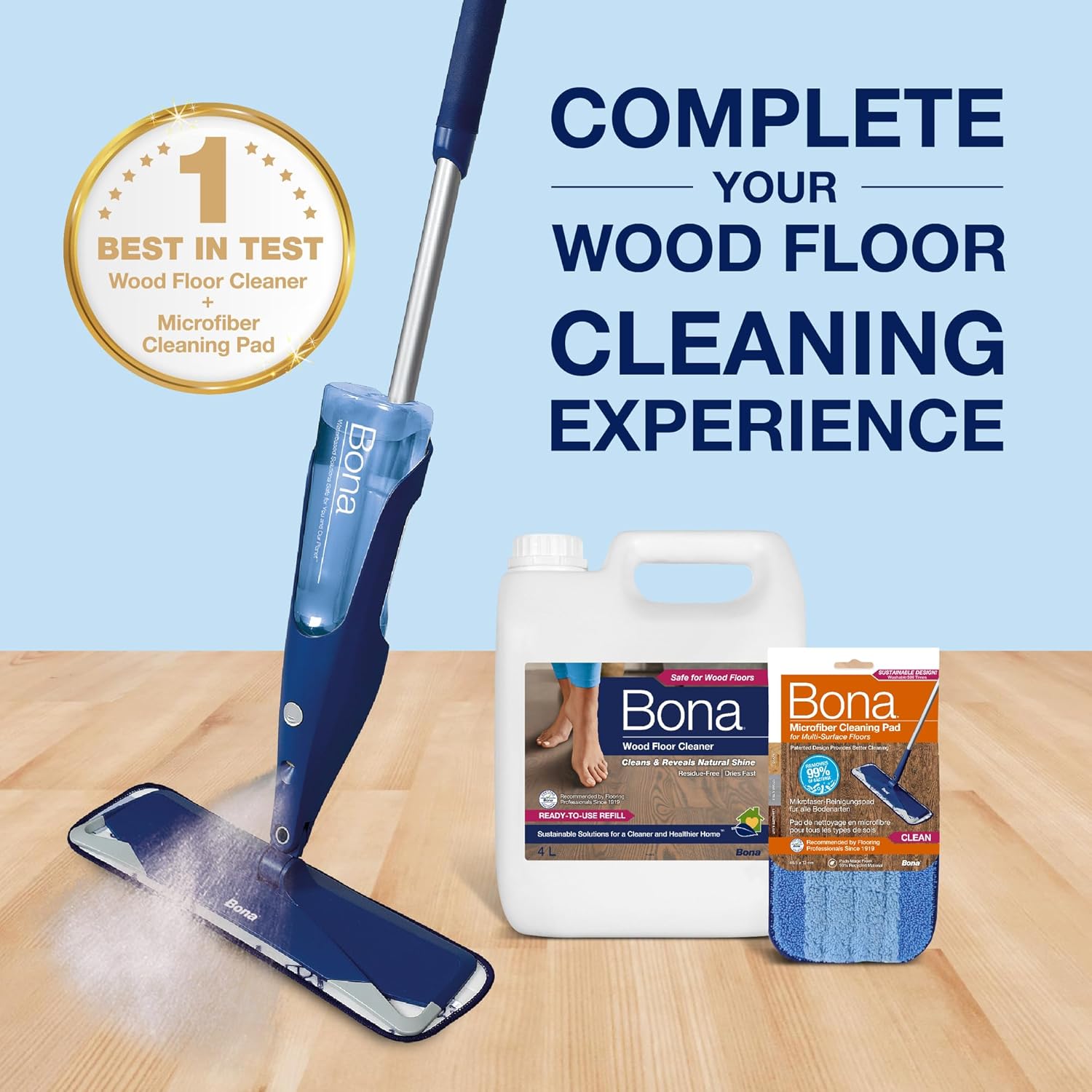 Bona Wood Floor Cleaner Refill 4L