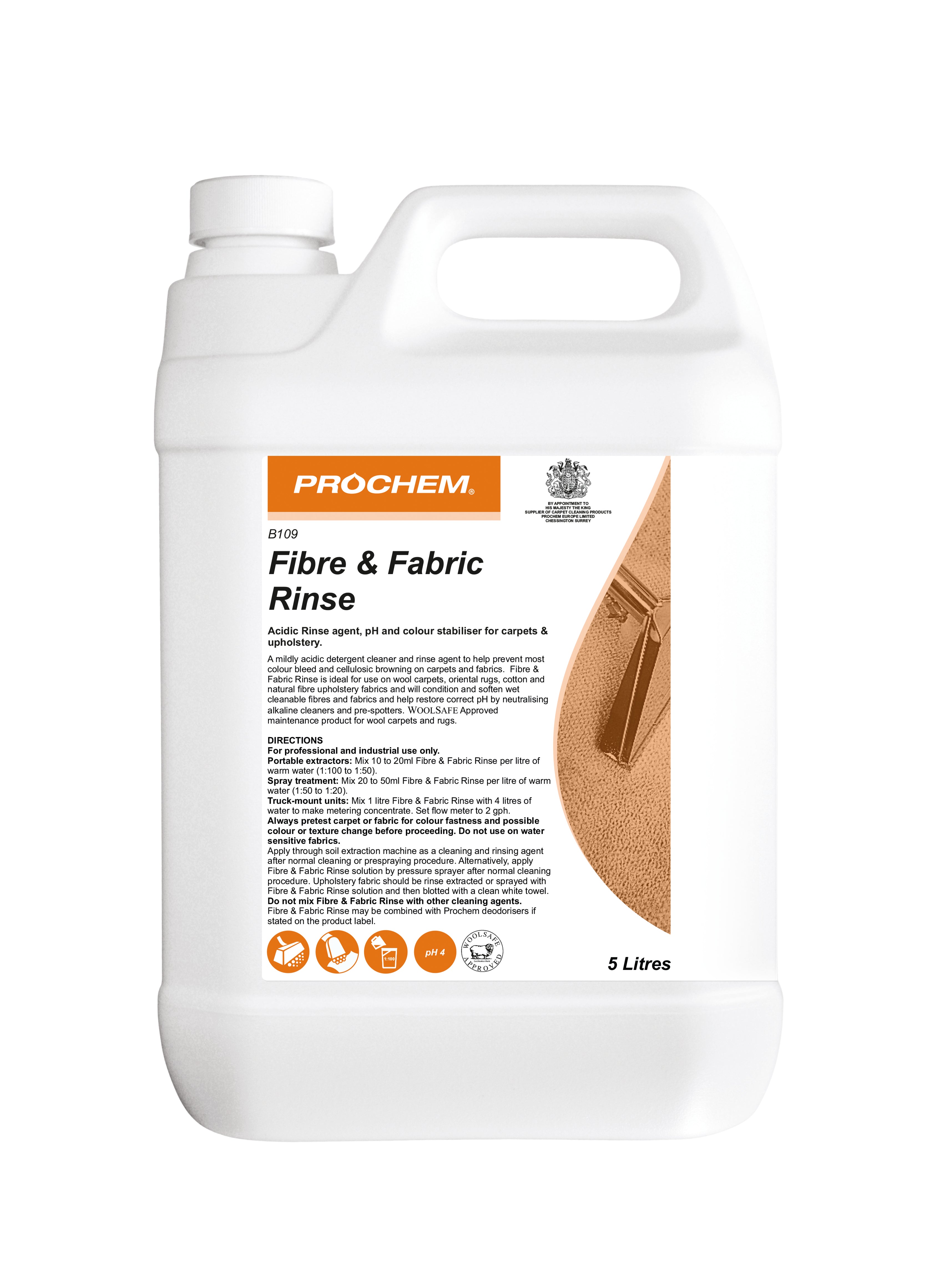 Prochem Fibre & Fabric Rinse 5 litres
