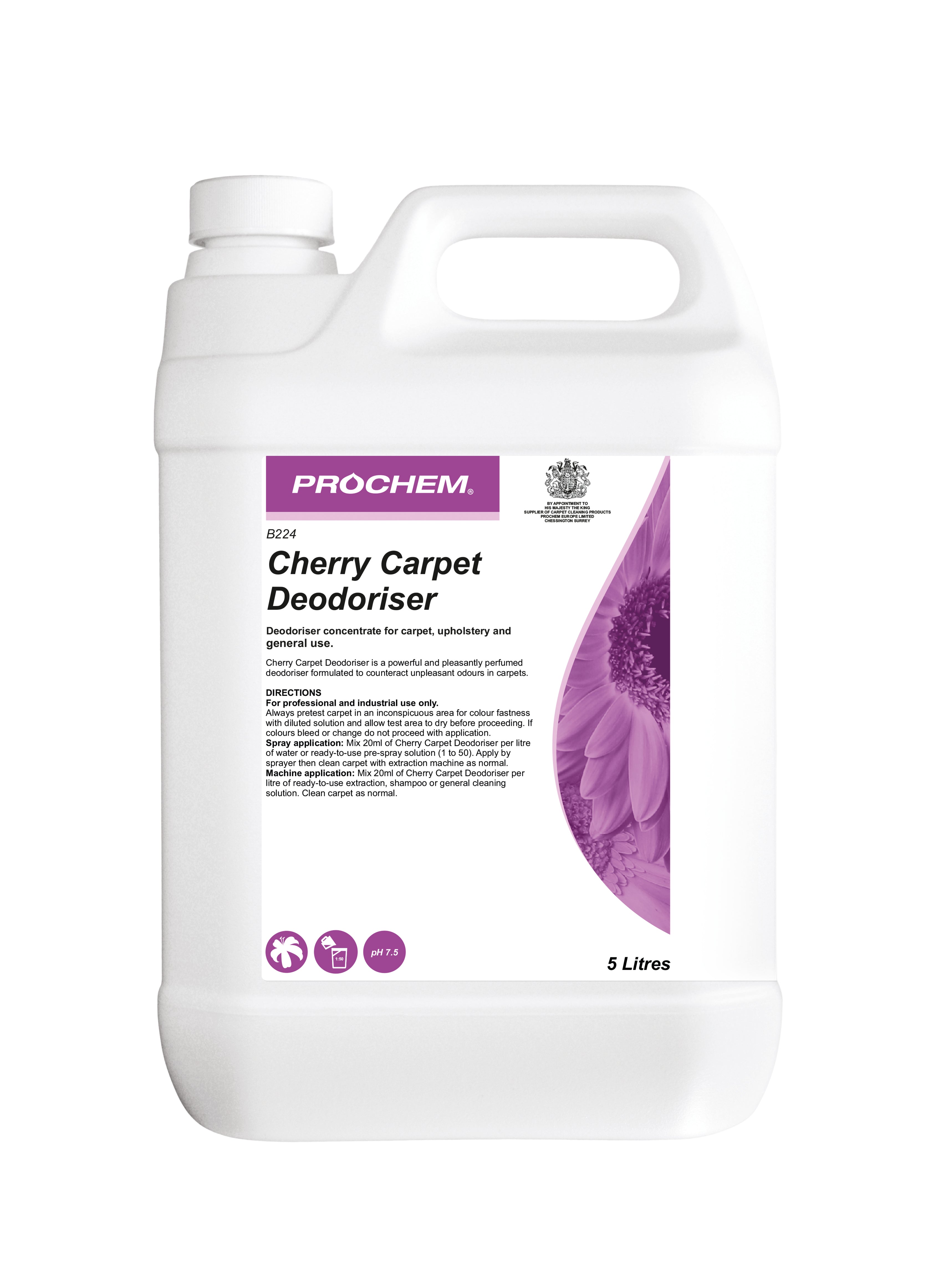 Prochem Cherry Carpet Deodoriser (5 Litre)