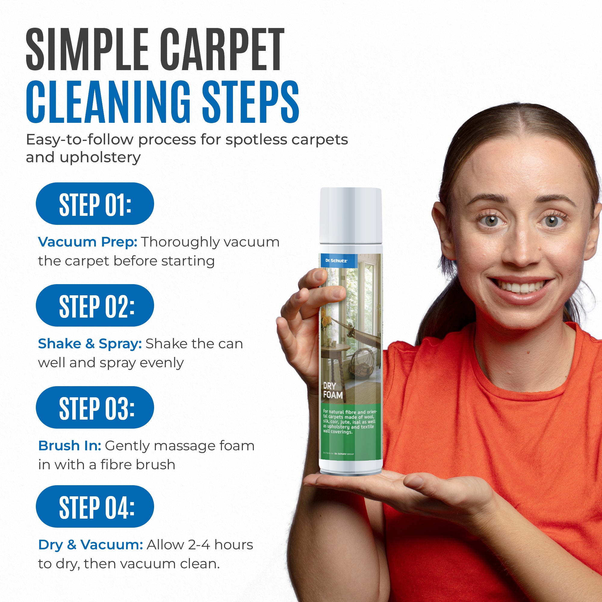 Dr Schutz Carpet Dry foam - 400 ml