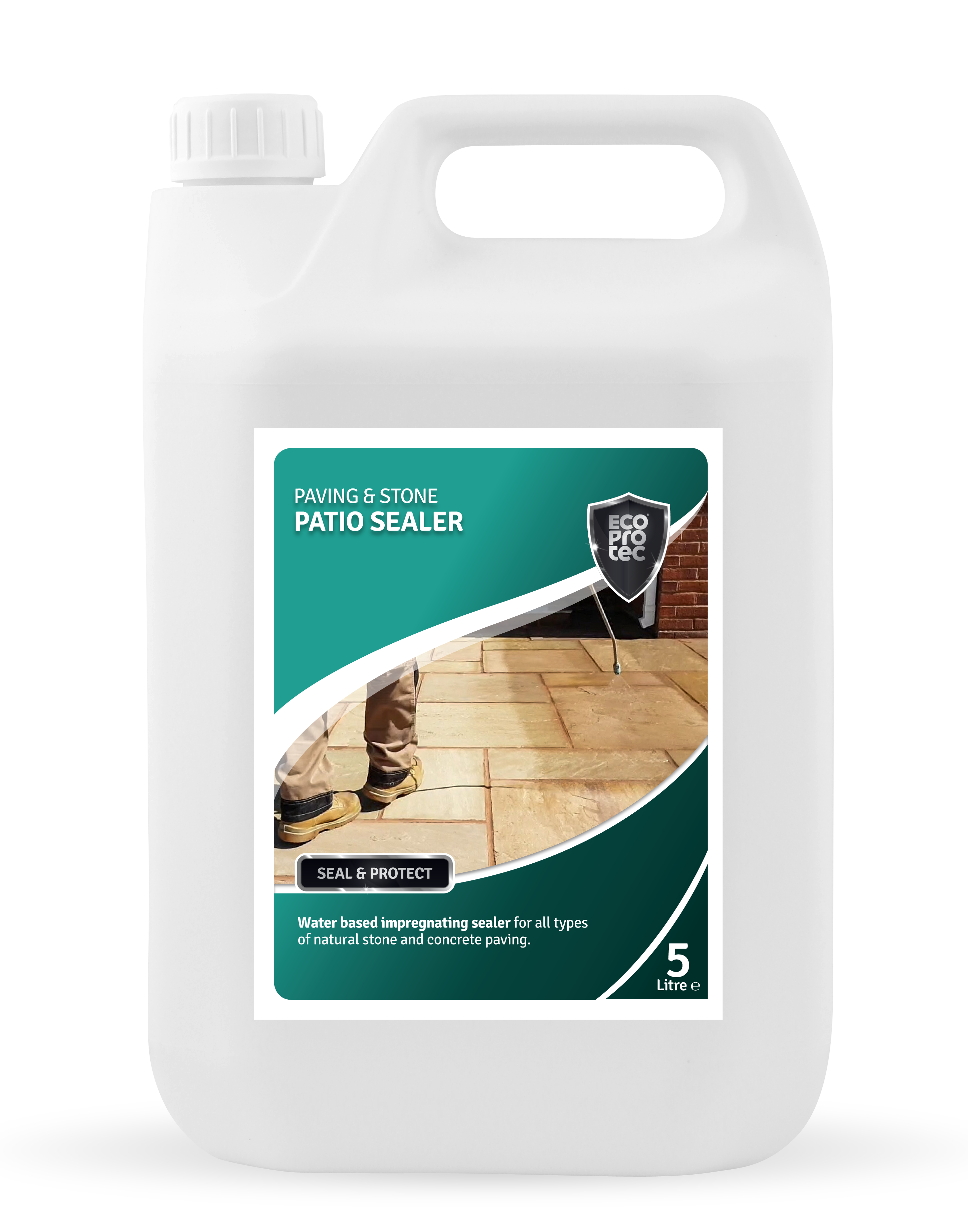 EcoProTec Paving & Stone Patio Sealer - 5 Ltr