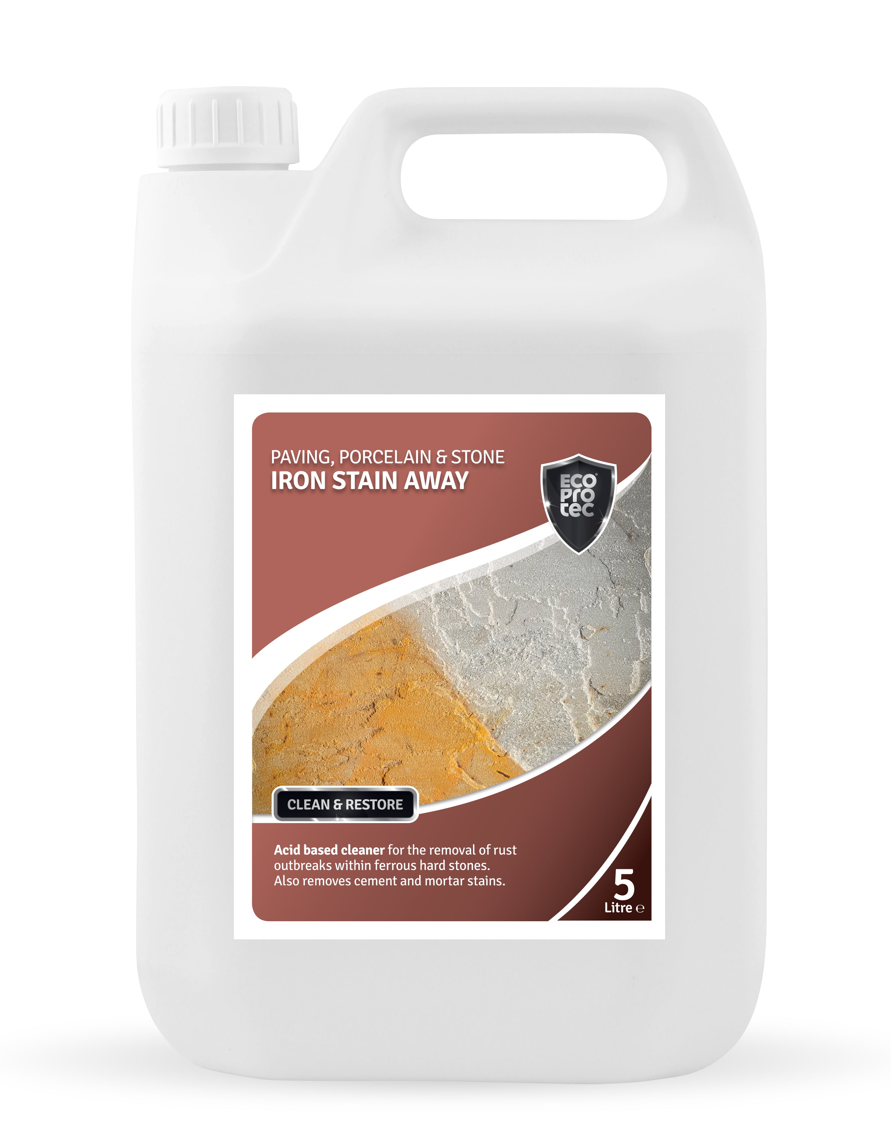 EcoProTec Iron Stain Away For Paving And Patios - 1 Ltr