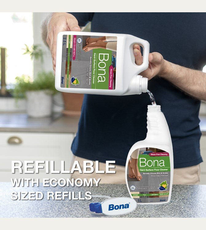 Bona Hard-Surface Floor Cleaner
Spray bottle (1 L)