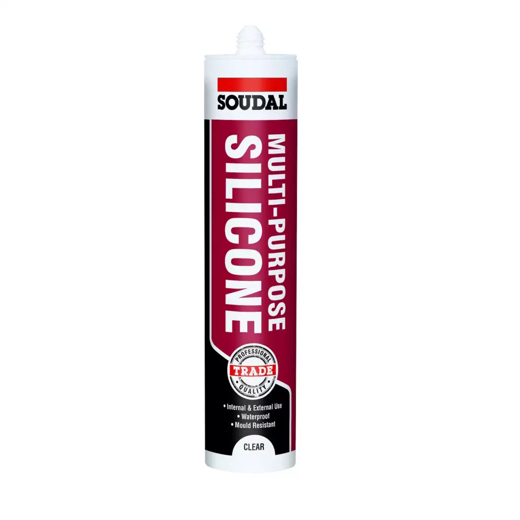 Soudal Trade Multi Purpose Silicone 270ml Clear