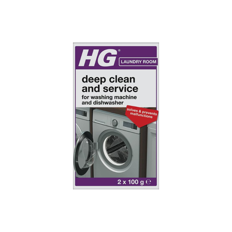 HG Deep Clean & Service Washing Machine Cleaner & Dishwasher Cleaner