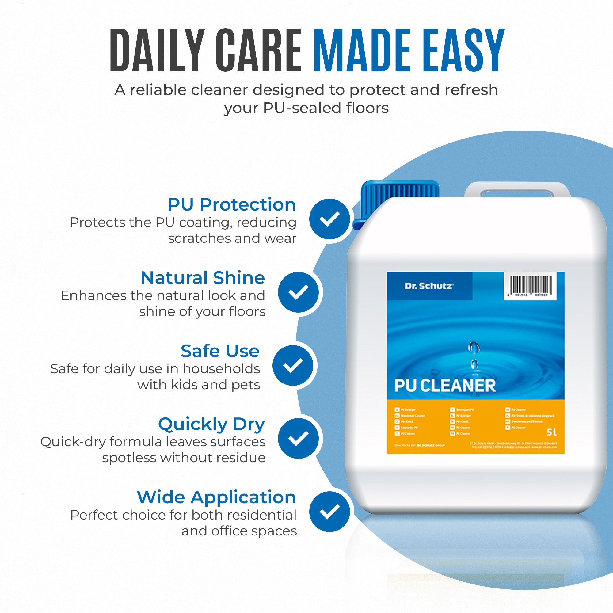 Dr. Schutz PU Cleaner - 5Ltr