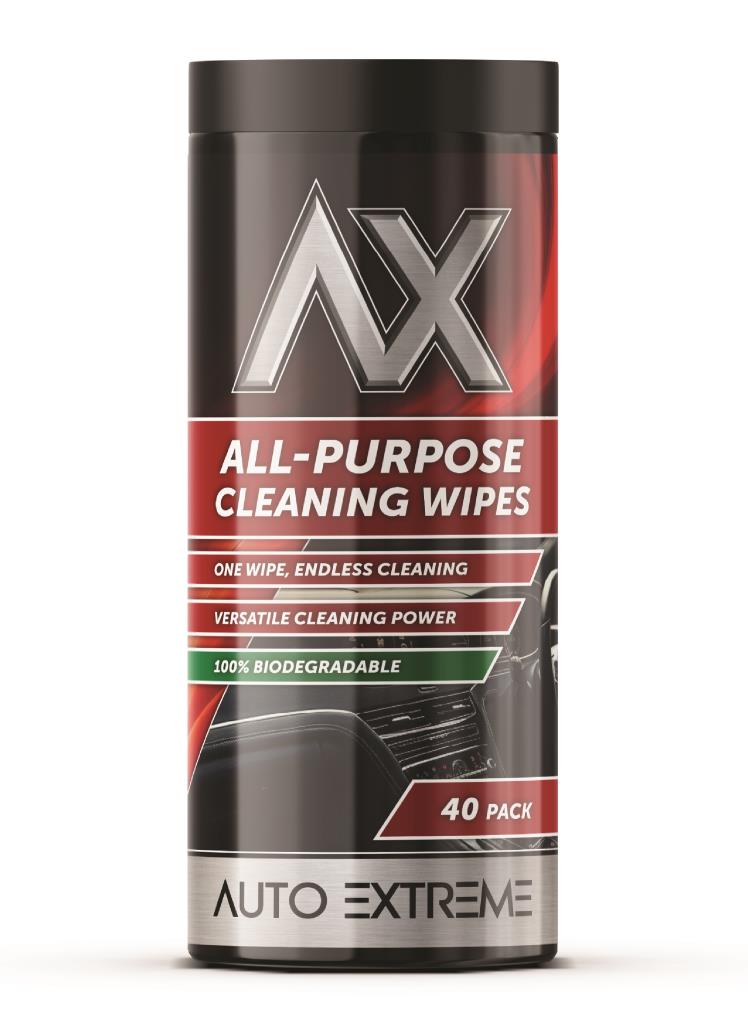 Auto Extreme All Purpose Cleaning Wipes 40 Pk