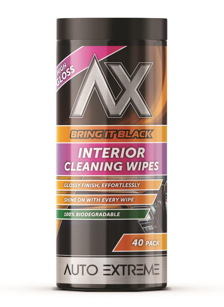 Auto Extreme Interior Cleaning wipes Gloss - 40 Pk
