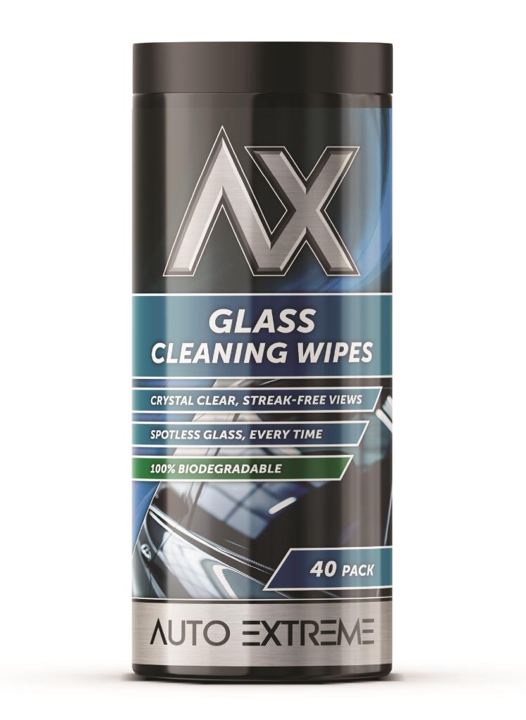 Auto Extreme Glass Cleaning Wipes - 40 Pk