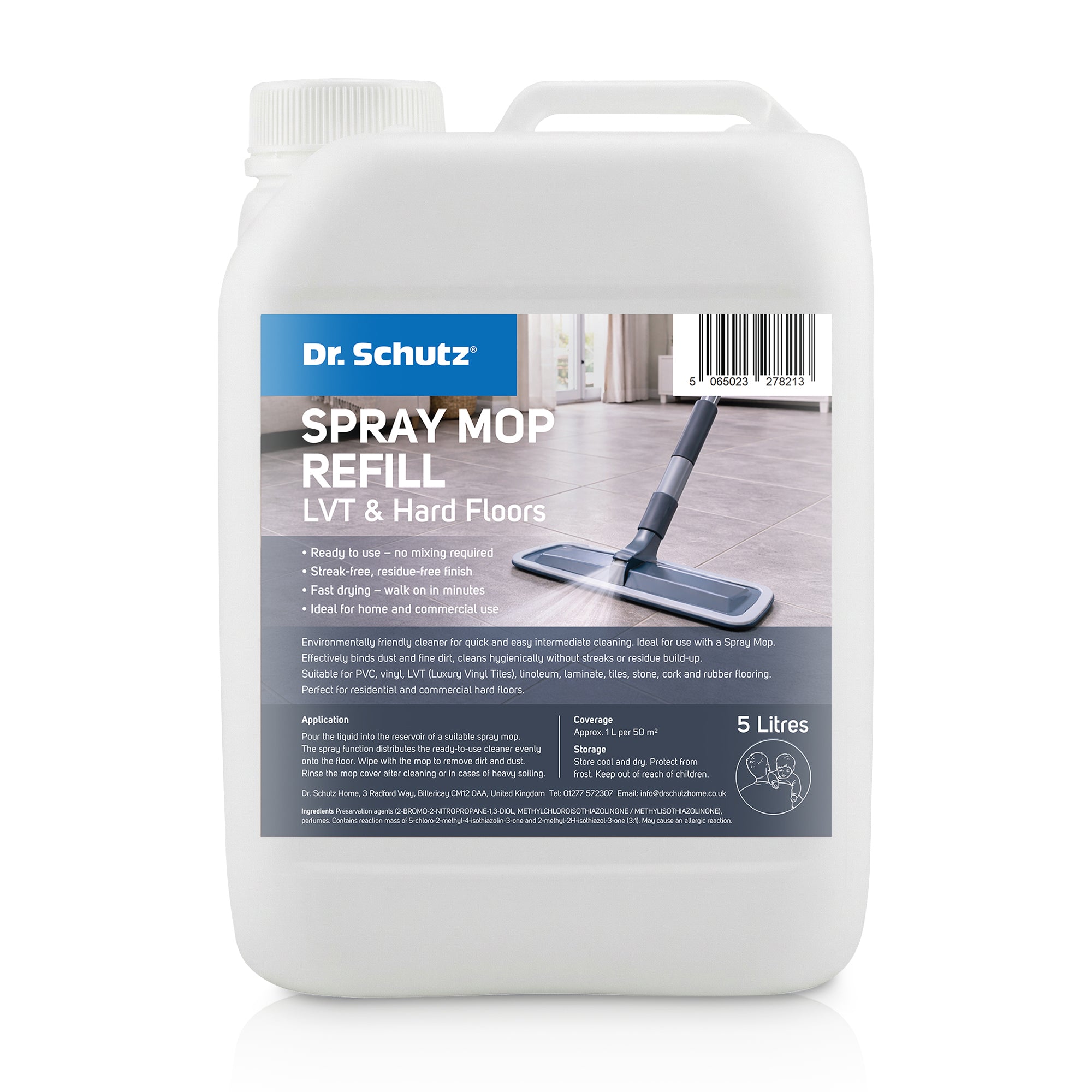 Dr. Schutz Spray Mop Refill for LVT & Hard Floors