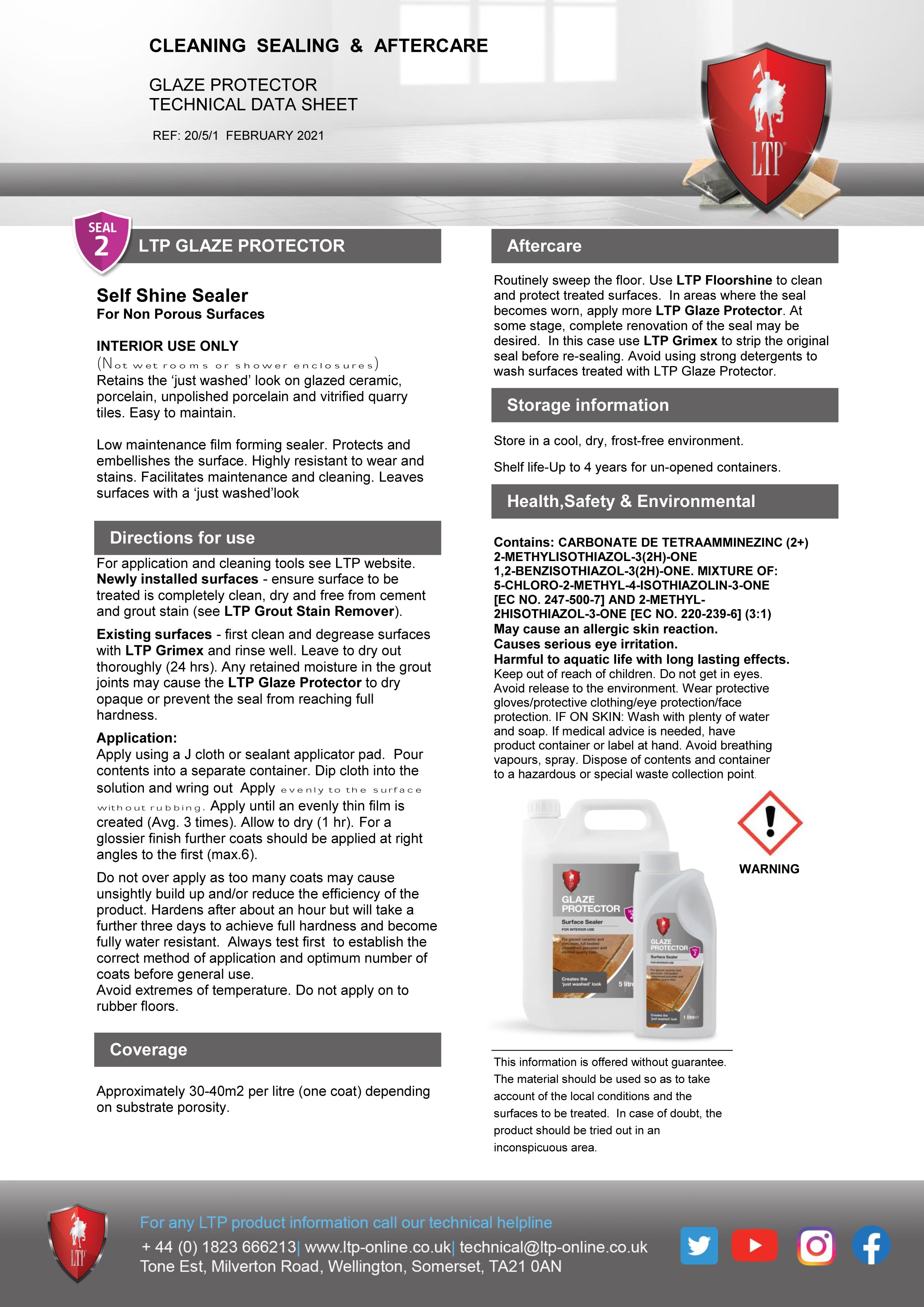 LTP Glaze Protector 1 LTR