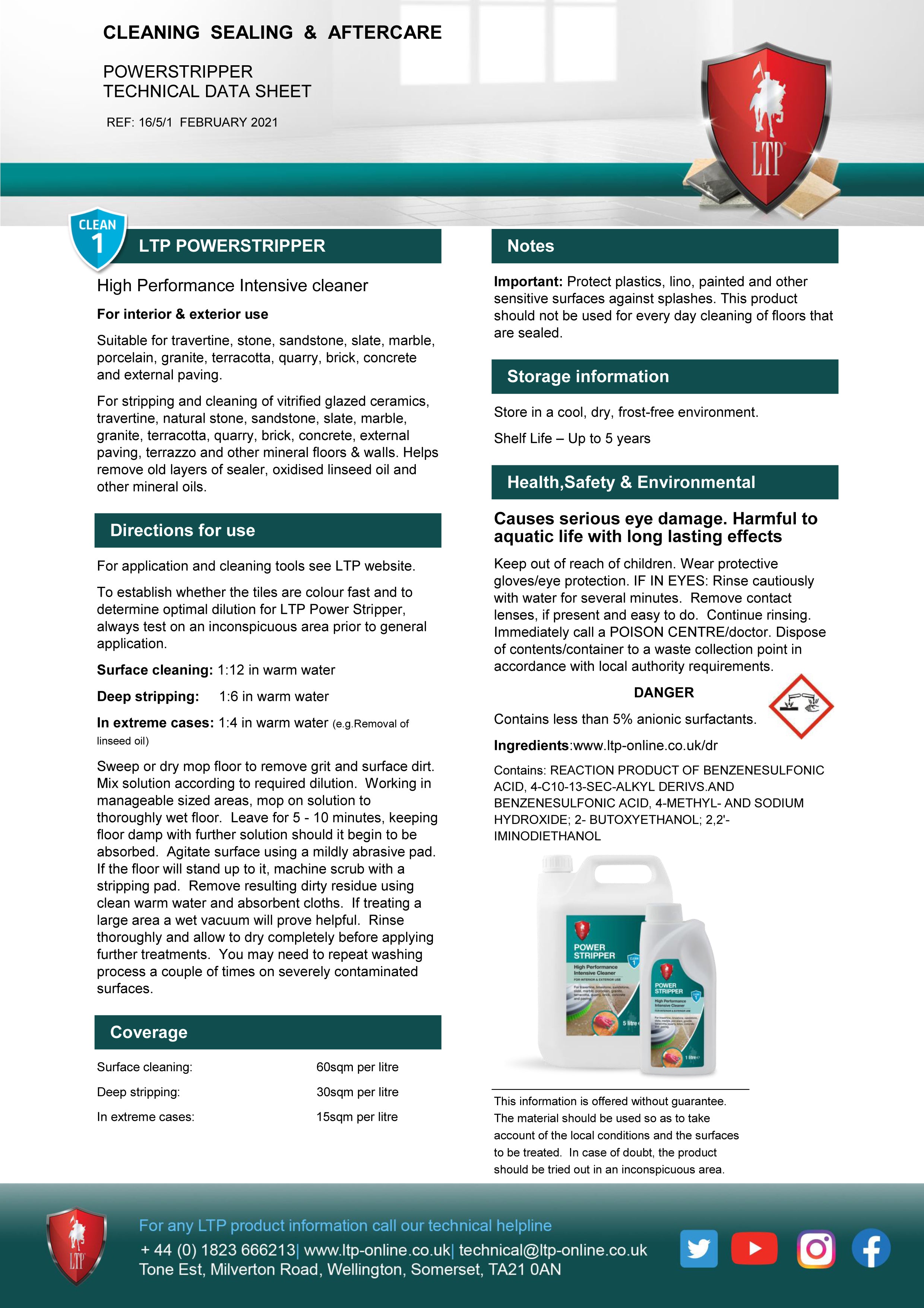 LTP Power Stripper 1LTR