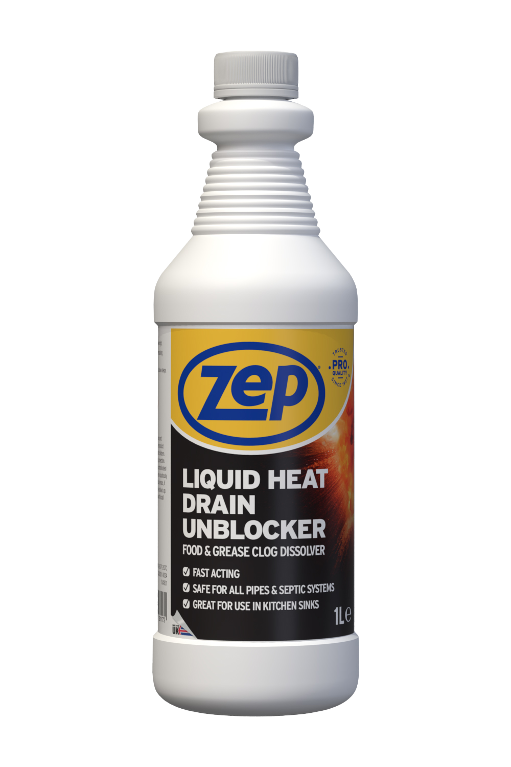 Zep Liquid Heat Drain Unblocker 1L