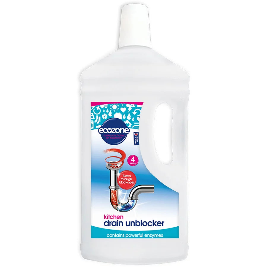 Ecozone Kitchen Drain Unblocker - 1L