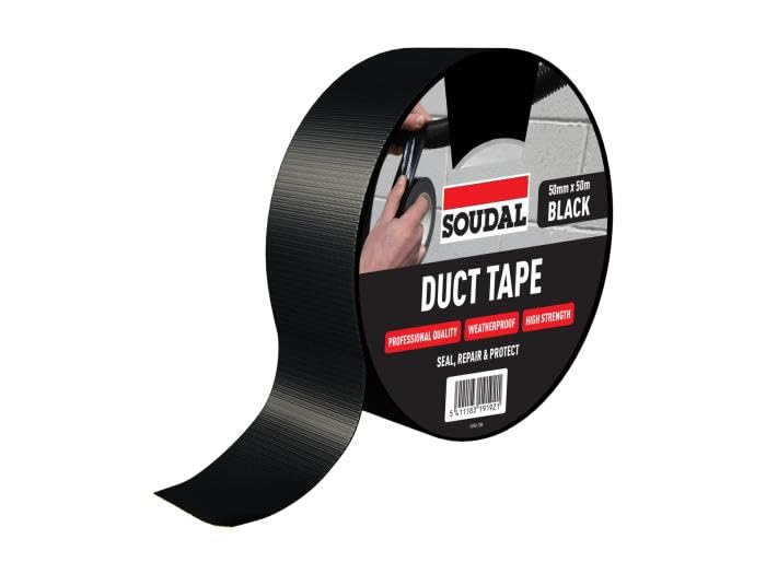 Soudal Duct Tape Black 50mm x 50m