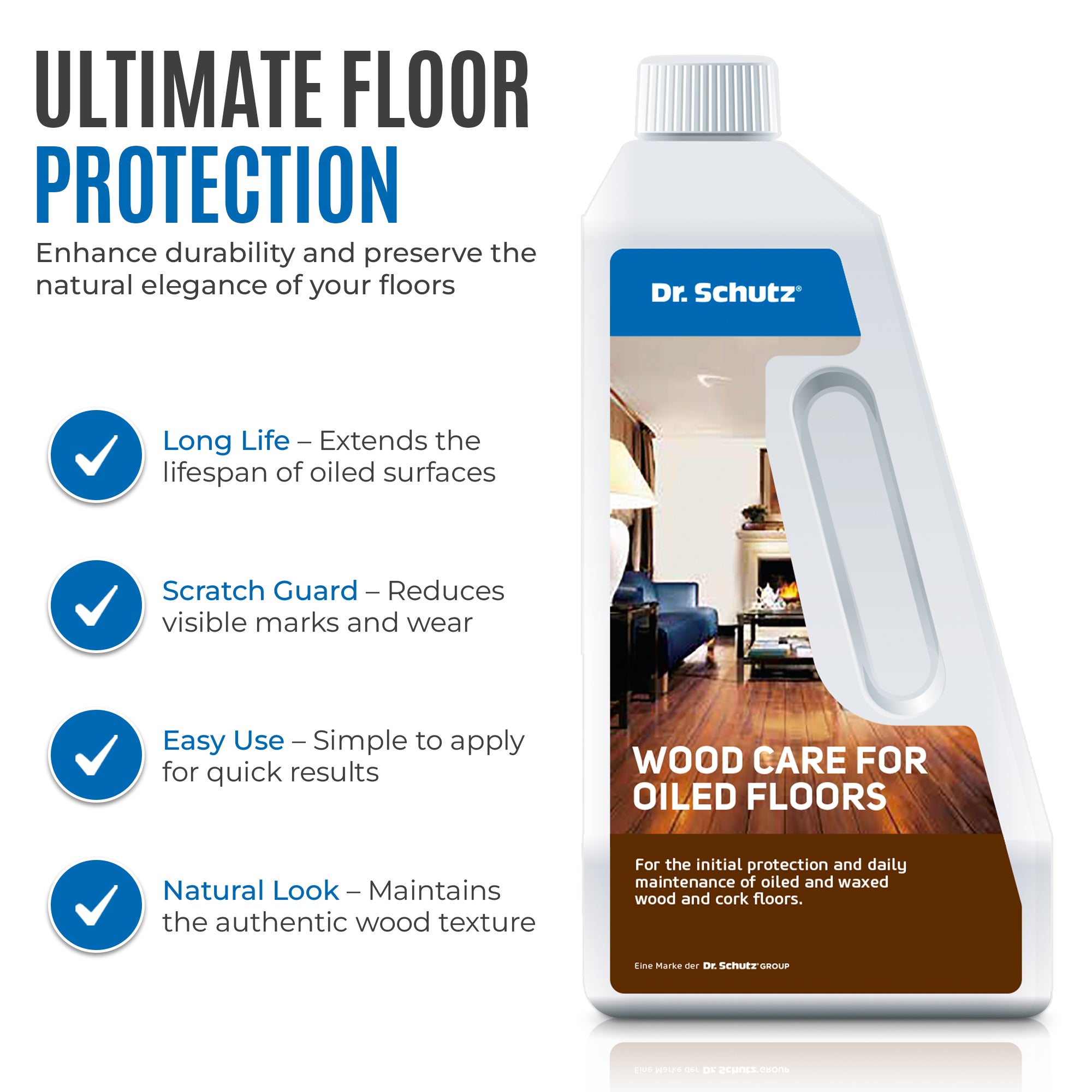 Dr Schutz Wood Care for Oiled Floors 750ml
