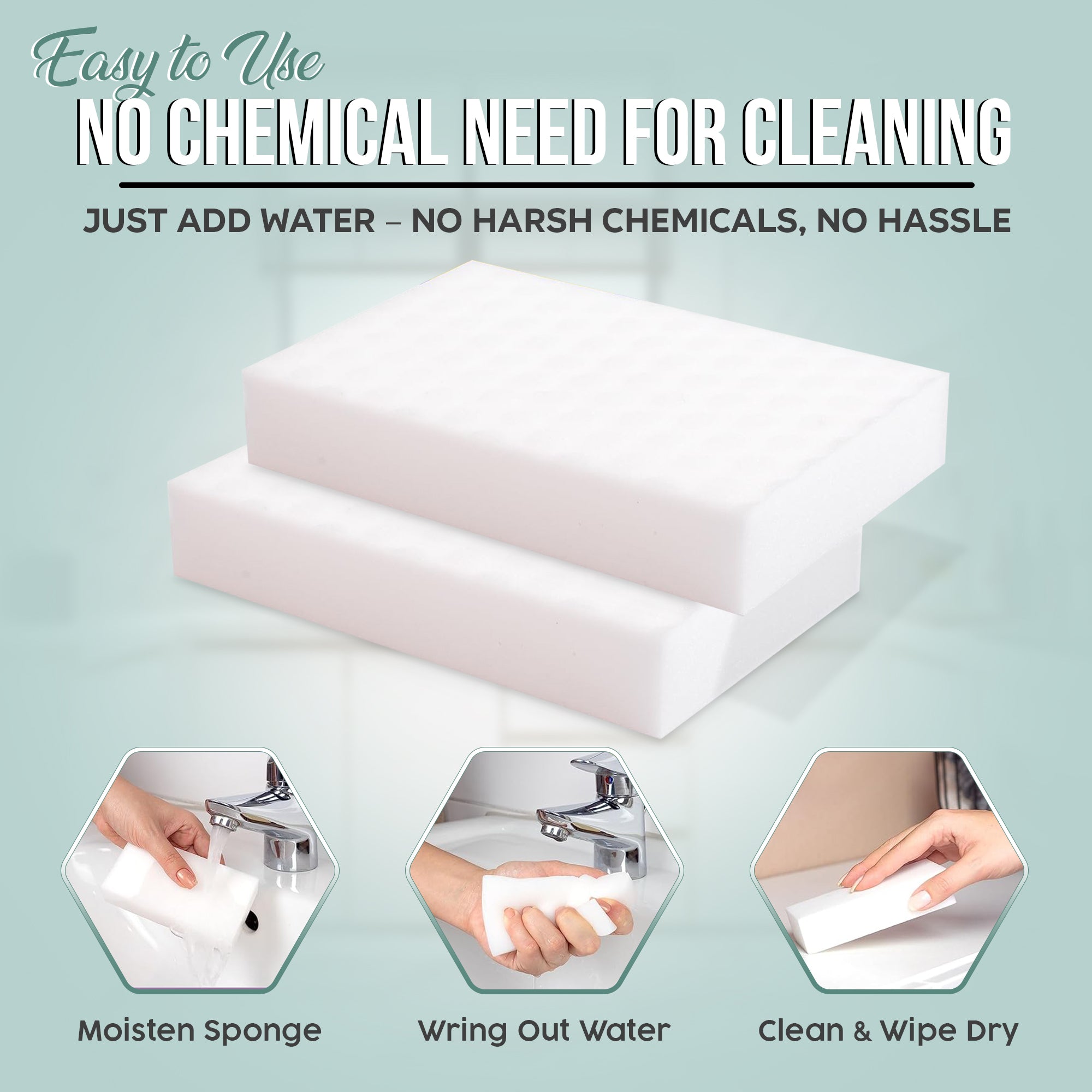 Jaxons Clean Magic Eraser Sponges – 12 Pack