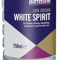 Barrettine Low Odour White Spirit - 750ml