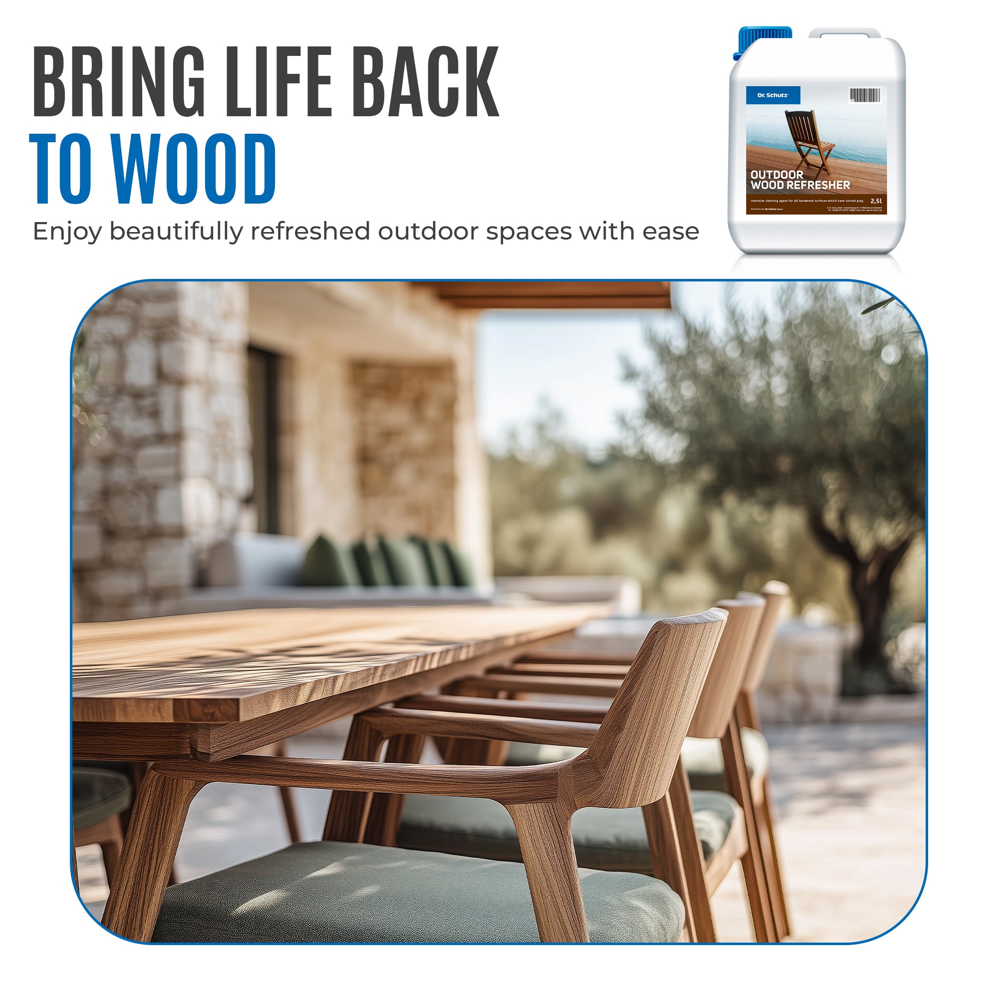 Dr Schutz Outdoor Wood Refresher 2.5L