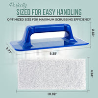 SYR Interchange Edging Pad Holder Set 25cm with 4 x Edging pads