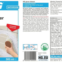 HG Grout Cleaner spray