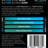 Evolution Aqua Pure Pond Bomb & Sludge Bomb Duo Pack