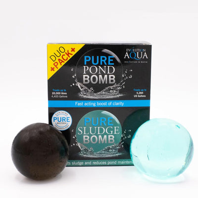 Evolution Aqua Pure Pond Bomb & Sludge Bomb Duo Pack