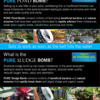 Evolution Aqua Pure Pond Bomb & Sludge Bomb Duo Pack
