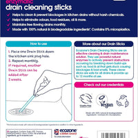 Ecozone drain cleaning sticks - enzymatic