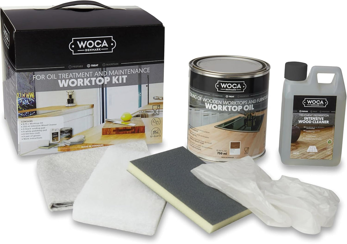 WOCA Maintenance Box Worktop Oil Natural