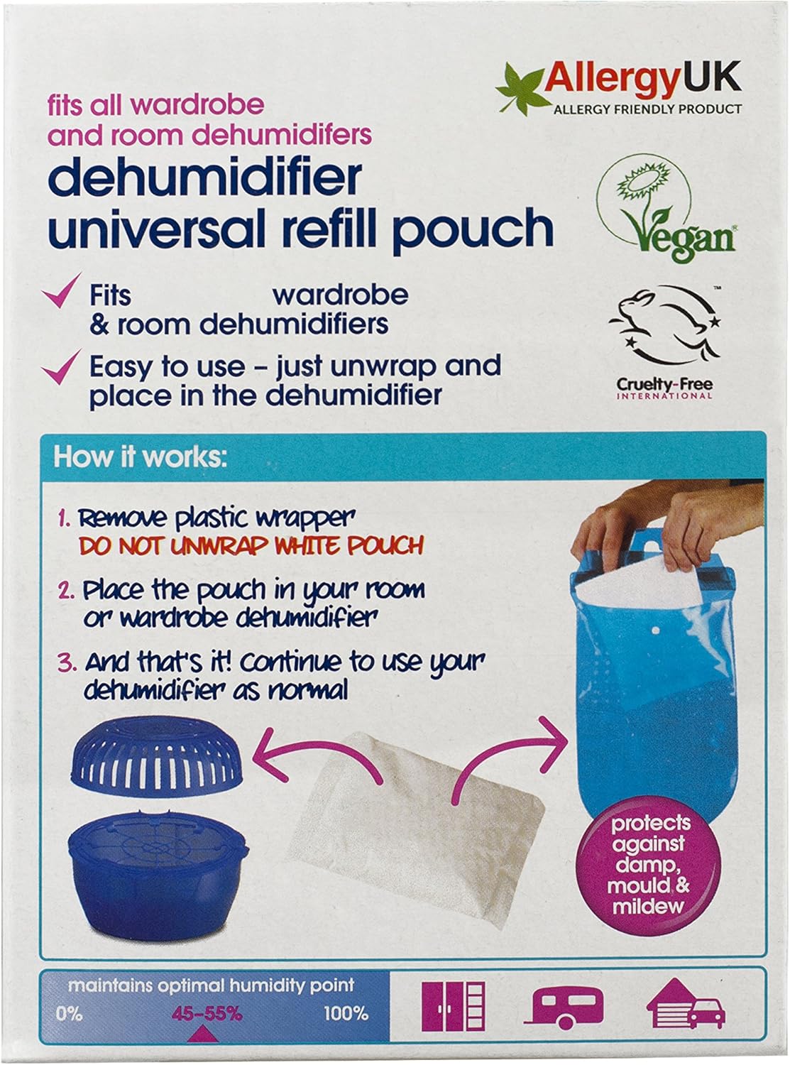 damp, mould & moisture trap refill