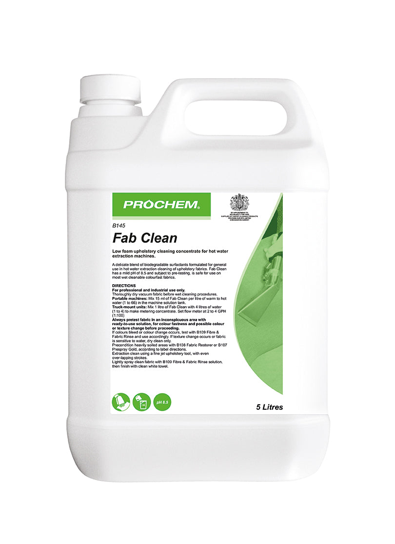 Prochem Fab Clean Upholstery Extraction Cleaner 5L