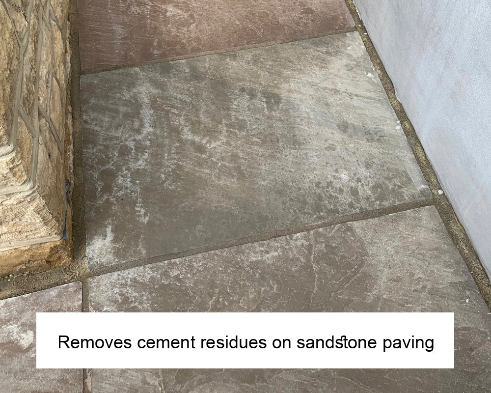 EcoProTec Patio Cement , Grout and Salt Residue Remover - 1 Ltr