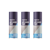 3 pack of Rapide Anti-Mould Spray White - 400ml each