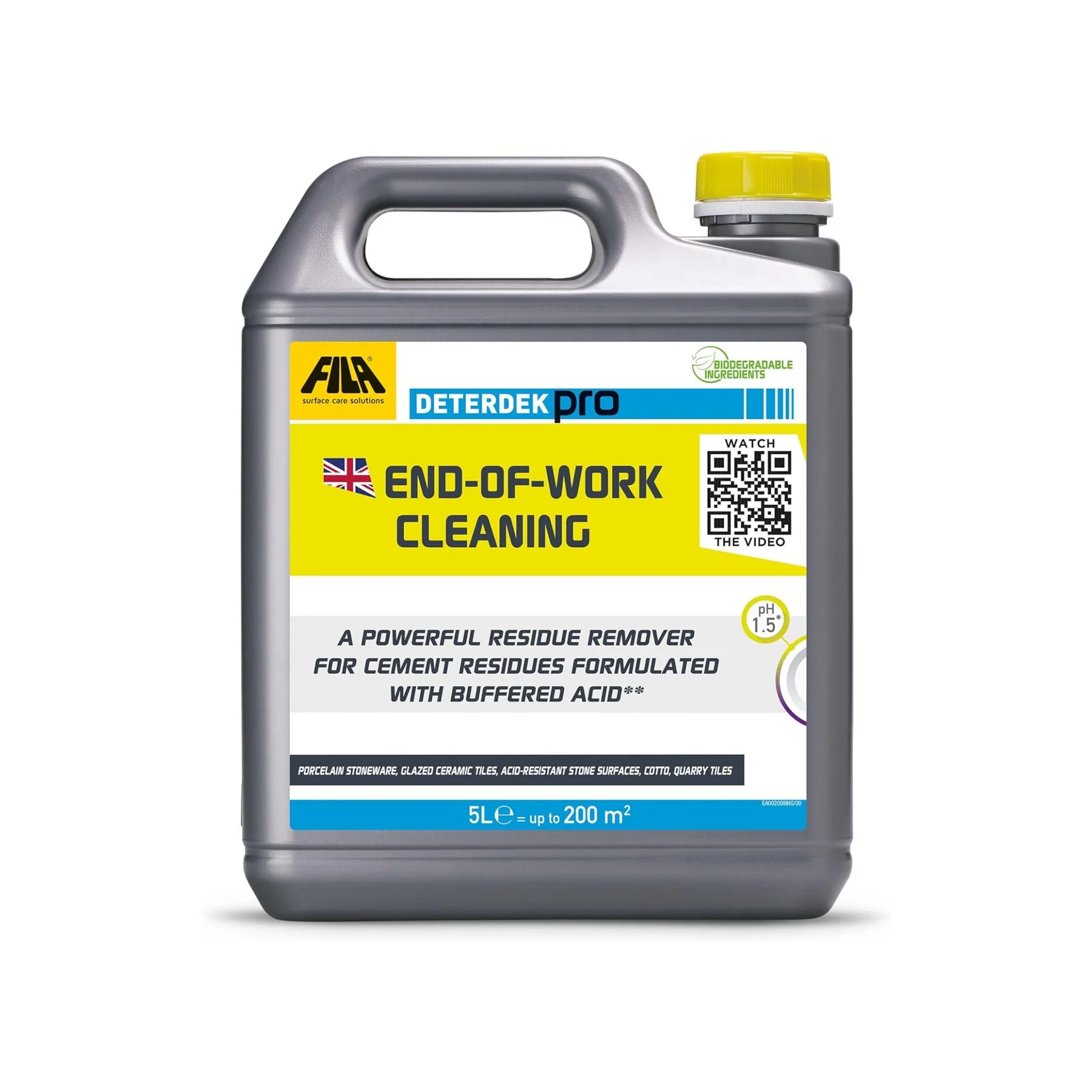 FILA DETERDEK PRO Professional End Of Work Residue Remover