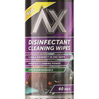 Auto Extreme Disinfectant Cleaning Wipes Citrus - 40 Pk