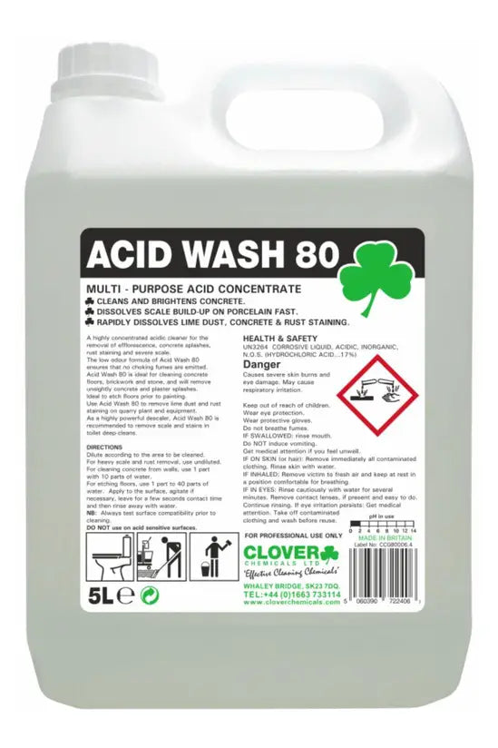 Clover Acid Wash 80 5L
